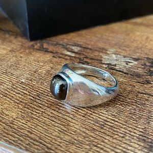 Boda Rock sterling silver ring